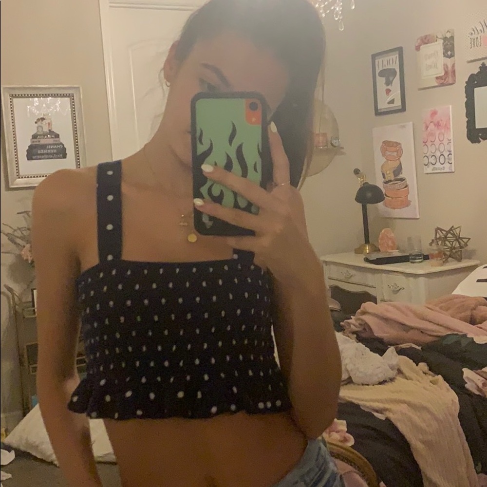 Cute polka dot top